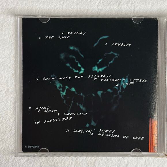 Disturbed The Sickness CD Album 2000 Giant Records Original Release Tested - Picture 5 of 7